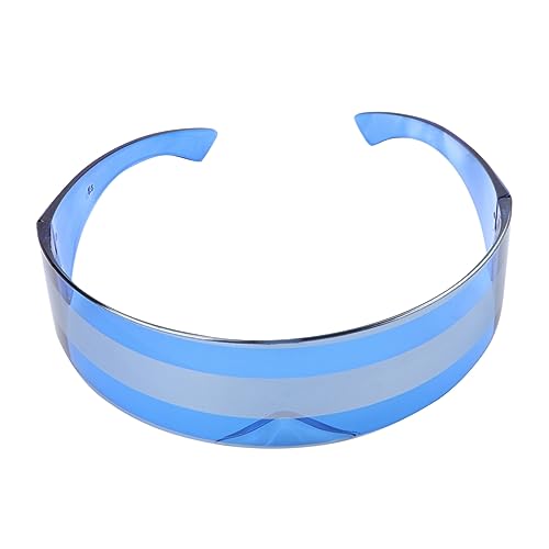 VALICLUD 2 Stück Brille Tanzen Party Blau Tönung Brille Trendy Brille Punk Sonnenbrille Prop Brille Prom Brille Cosplay Goggles Goggles Brille Erwachsene Sichere Brille Modische Tanzglas von VALICLUD