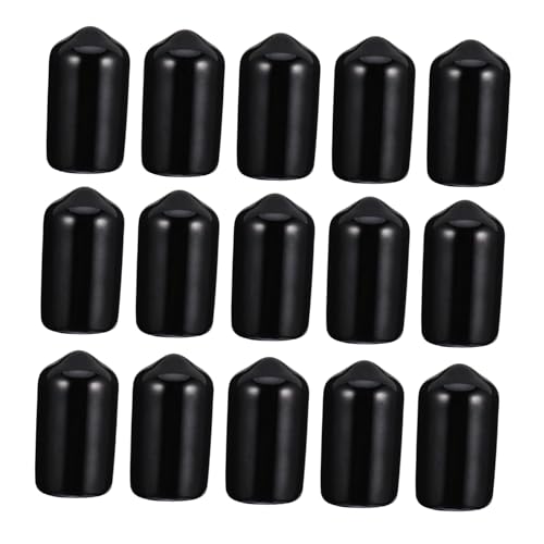 VALICLUD 200Stücke Runde Flexible PVC Schutzkappen für Schraubengewinde Gummistopper für Rohre Stangen Schutzhülle für Grate VALICLUD 200Stücke Runde Flexible PVC Schutzkappen für Schraubengewinde Gummistopper für Rohre Stangen Schutzhülle für Grate von VALICLUD