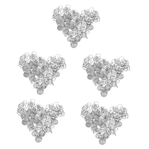 VALICLUD 250 Stk Nummernschild aus Edelstahl ID-Nummer Schlüsselanhänger zum Aufhängen ID-Label-Tags Etikett nummerierte Schlüsselkennungen Nummernschilder aus Edelstahl Rostfreier Stahl von VALICLUD