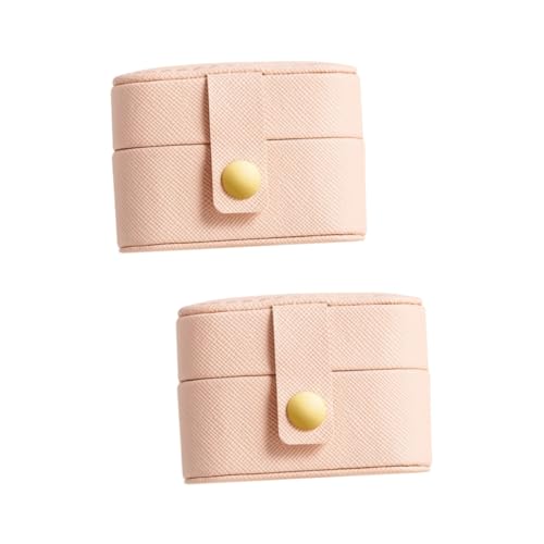 VALICLUD 2Er-Packung Schmuckkästchen klein Mini reisen Ringboxen reise schmuckschatulle Schmuckhalter Leder Rosa VALICLUD 2Er-Packung Schmuckkästchen klein Mini reisen Ringboxen reise schmuckschatulle Schmuckhalter Leder Rosa von VALICLUD
