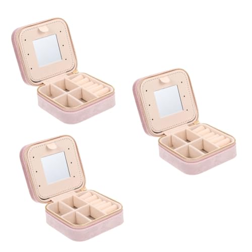 VALICLUD 3 Stck. Aufbewahrungsbox für Schmuck reise schmuckschatulle Organisatoren Schmuckkoffer Aufbewahrung von Reiseschmuck Schmuck-Organizer für Reisen weiße Schachtel VALICLUD 3 Stck. Aufbewahrungsbox für Schmuck reise schmuckschatulle Organisatoren Schmuckkoffer Aufbewahrung von Reiseschmuck Schmuck-Organizer für Reisen weiße Schachtel von VALICLUD