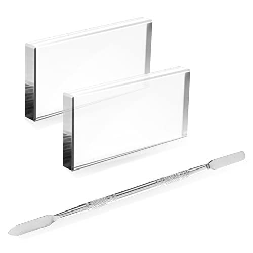 VALICLUD 3 Stück Nagelpalette Maniküre UV Mischen Polieren Nägel Nagel-Übungstablett Farbtabletts für den Salon Nagellackpalette malen Make-up-Mischpalette Glas VALICLUD 3 Stück Nagelpalette Maniküre UV Mischen Polieren Nägel Nagel-Übungstablett Farbtabletts für den Salon Nagellackpalette malen Make-up-Mischpalette Glas von VALICLUD