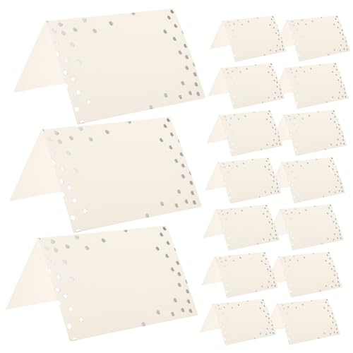 VALICLUD 50Stücke Multifunktions Tischkarten Leere Zeltkarten Für Hochzeiten Und Feiern Zum Beschriften Und Personalisieren VALICLUD 50Stücke Multifunktions Tischkarten Leere Zeltkarten Für Hochzeiten Und Feiern Zum Beschriften Und Personalisieren von VALICLUD