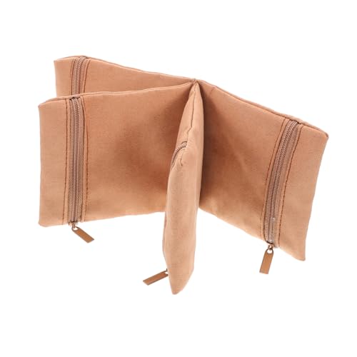 VALICLUD Reise-schmuckschatulle Aus Samt Mit Reißverschluss, Kleiner Armband-organizer Für Frauen Und Mädchen, Tragbar, Für Ohrringe, Ringe Und Halsketten VALICLUD Reise-schmuckschatulle Aus Samt Mit Reißverschluss, Kleiner Armband-organizer Für Frauen Und Mädchen, Tragbar, Für Ohrringe, Ringe Und Halsketten von VALICLUD