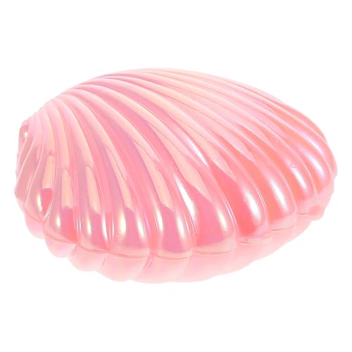 VALICLUD Seashell Display Box Schale Schmuckschatulle Schlüsselhalter Schmuckdisplay Schlüsselablage Tischschmuck Schale Schmuckkästchen Für Ringe Muschelhalter Schale Schmuckstück Plastik Rosa von VALICLUD