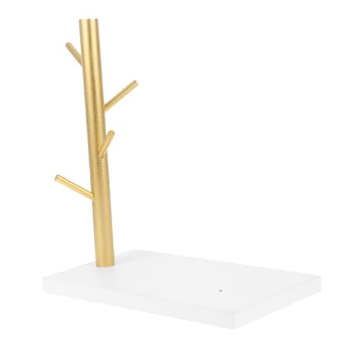 VALICLUD Schlüsselbrett Tabletop Display Rack Ringhalter Für Halsketten Schlüsselspeicher Kommode Tablett Eingangsschale Halter Für Schmuckketten Halskette Und Armbandhalter Holz VALICLUD Schlüsselbrett Tabletop Display Rack Ringhalter Für Halsketten Schlüsselspeicher Kommode Tablett Eingangsschale Halter Für Schmuckketten Halskette Und Armbandhalter Holz von VALICLUD