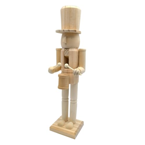 VALICLUD Unlackierter zum Bemalen DIY Holzfigur Weihnachtsdekoration Soldat Ornament Robust und Handwerklich Gestaltbar VALICLUD Unlackierter zum Bemalen DIY Holzfigur Weihnachtsdekoration Soldat Ornament Robust und Handwerklich Gestaltbar von VALICLUD