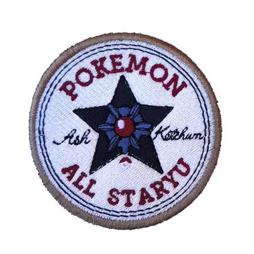 VALKYNEA Aufnäher, 100 % bestickt, inspiriert von Anime Fan Art/All Staryu/Patch Embroidery (Hook & Loop) von VALKYNEA