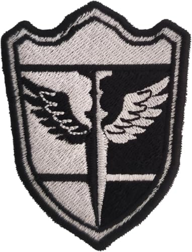 VALKYNEA Aufnäher, 100 % bestickt, inspiriert von Anime Fan Art/Kaiju Wappen 2/ Patch Embroidery (zum Aufbügeln) von VALKYNEA