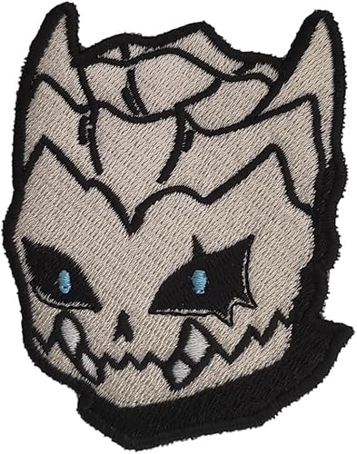 VALKYNEA Aufnäher 100 % bestickt, inspiriert von Anime Fan Art/Kaiju Nr. 8 Chibi/Patch Embroidery (Hook & Loop) von VALKYNEA