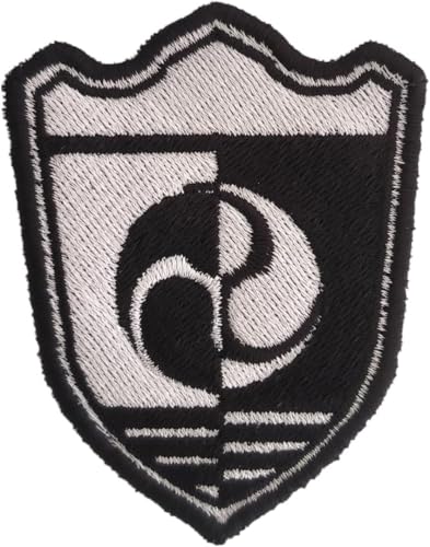 VALKYNEA Aufnäher 100 % bestickt, inspiriert von Anime Fan Art/Kaiju Wappen 1 / Patch Embroidery (Hook & Loop) von VALKYNEA