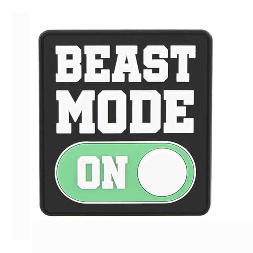 3D PATCH BEAST MODE ON HAKENKLETT MILITÄR GUMMI AUFNÄHER Biest Modus Für Taktische Kleidung Rucksack Baseballkappe Uniform Weste Hundegeschirr AIRSOFT PAINTBALL Emblem von VAN OS