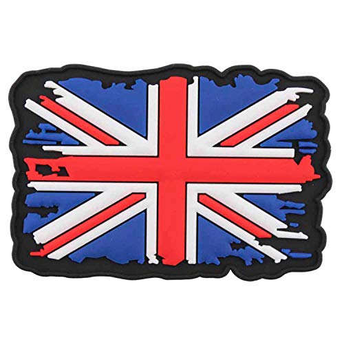 3D Patch Vintage Flagge 4,8 x 7,3 cm Abzeichen UK Britisch Union Jack Aufnäher Großbritannien England von VAN OS