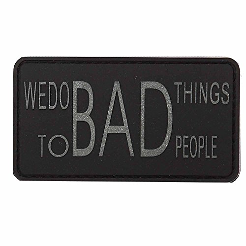 3D Patch We Do Bad Things Patch Badge Patch We Do Bad Things Airsoft Paintball Equipment von VAN OS