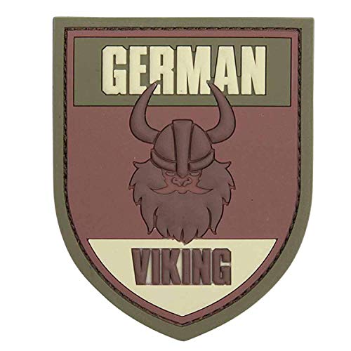 3D Patch German Viking Multi 8,6 x 6,9 cm Wikinger von VAN OS