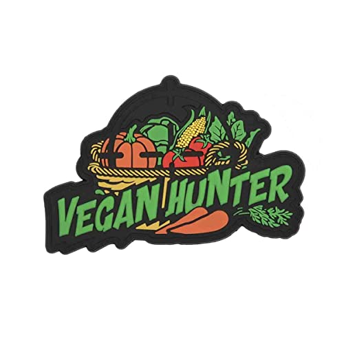 Emblem 3D Rubber Patch Vegan Hunter bunt von VAN OS