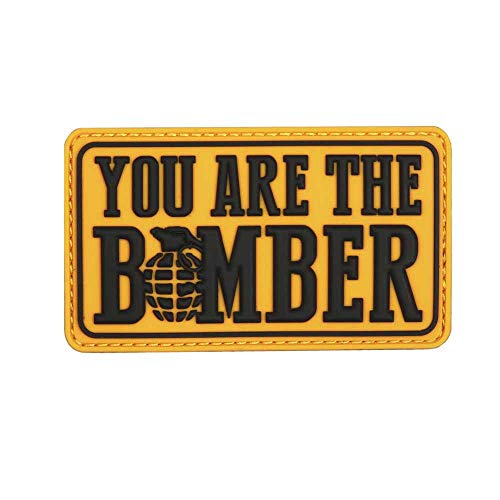 Emblem 3D Rubber Patch You Are The Bomber Abzeichen von VAN OS