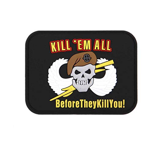 Emblem Kill'Em All Before They Kill You Patch Abzeichen Stoff oder PVC - PVC von VAN OS