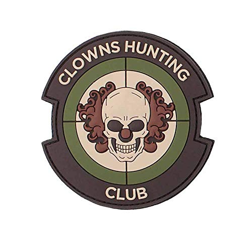 VAN OS Emblem 3D Rubber Patch Clowns Hunting Club Multi #3116 von VAN OS