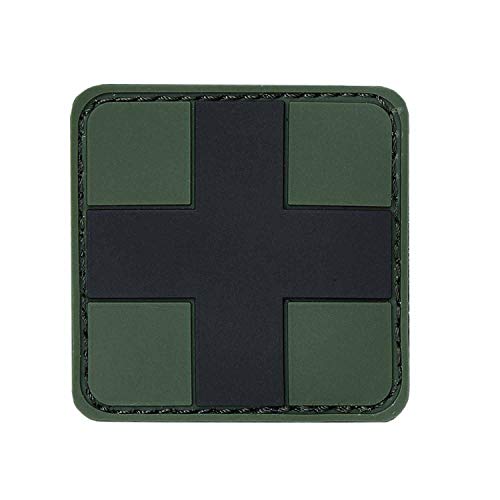 VAN OS Emblem 3D Rubber Patch Kreuz Klett Abzeichen Aufnäher schwarz von VAN OS