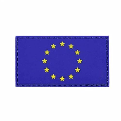 Van Os Patch 3D EU Europäische Union Rubber Abzeichen Applikation Aufnäher von VAN OS