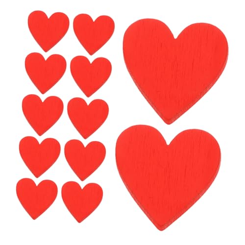 VANZACK 100Stücke Rotes Holzherz Konfetti DIY Dekoration Für Valentinstag Romantische Holzornamente Für Tischdekoration Für Hochzeiten Und Festlichkeiten VANZACK 100Stücke Rotes Holzherz Konfetti DIY Dekoration Für Valentinstag Romantische Holzornamente Für Tischdekoration Für Hochzeiten Und Festlichkeiten von VANZACK