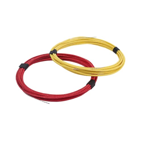 VANZACK 2Stücke Vintage Gitarrendraht Awg Vorverzinntes Pushback für Gitarrenzubehör und Pickup Wiring Langlebig und Einfach zu Löten VANZACK 2Stücke Vintage Gitarrendraht Awg Vorverzinntes Pushback für Gitarrenzubehör und Pickup Wiring Langlebig und Einfach zu Löten von VANZACK