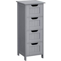 VASAGLE Badschrank grau 30,0 x 28,5 x 82,0 cm von VASAGLE