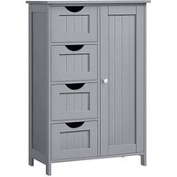 VASAGLE Badschrank grau 55,0 x 28,5 x 82,0 cm von VASAGLE