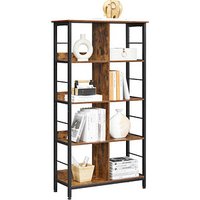 VASAGLE Bücherregal braun, schwarz 80,0 x 33,0 x 149,0 cm von VASAGLE