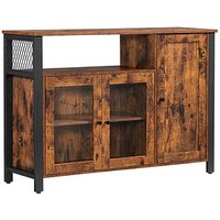 VASAGLE Sideboard, LSC096B01 braun 110,0 x 33,0 x 75,0 cm von VASAGLE