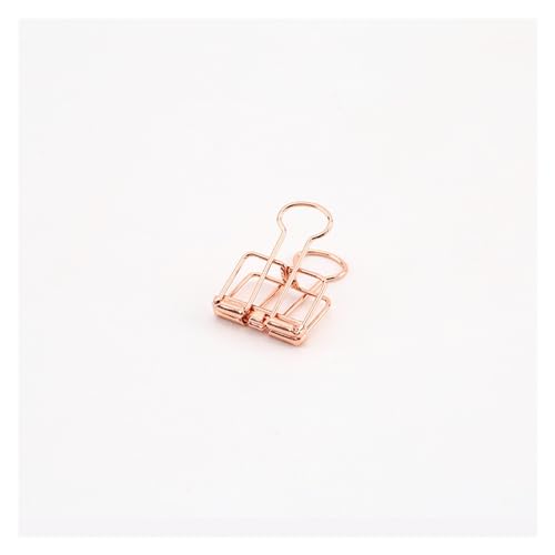 Büroklammern, Büroklammern Lesezeichen Büroklammern Papier 8 Farben 3 Größen 1 Stück Farben Gold Splitter Rose Grün Lila Binder Clips Groß Mittel Klein Büro Arbeitszimmer Binder Clips(Rose S) von VAYEODEYU