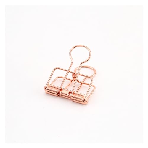 Büroklammern, Büroklammern Lesezeichen Büroklammern Papier 8 Farben 3 Größen 1 Stück Farben Gold Splitter Rose Grün Lila Binder Clips Groß Mittel Klein Büro Arbeitszimmer Binder Clips(Rose M) von VAYEODEYU