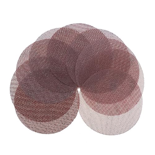 Schleifscheiben, 6 Zoll 150 mm Mesh-Schleifmittel, staubfreie Schleifscheiben, Anti-Blocking-Schleifpapier mit Klettverschluss, Körnung 80–600(100grit) von VAYEODEYU