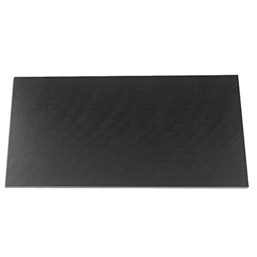 VAYEODEYU-Glasfaserplatte, 1 Stück 400 x 500 mm Epoxidharz-Glasfaserplatte for die Verarbeitung von RC-Autoteilen und Flugzeugteilen, Dicke 1–4 mm, schwarze Epoxidharz-Glasfaserplatte(1.0mm) von VAYEODEYU