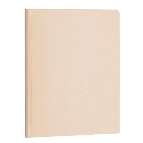 Zeige den Buchordner, Sichtbuch-Ordner, Sichtbuch-Ordner, 60 Fächer, Präsentations-Dokumentenordner, Präsentationsprojekt, Einzelordner for Büro, Schule(Beige) von VAYEODEYU