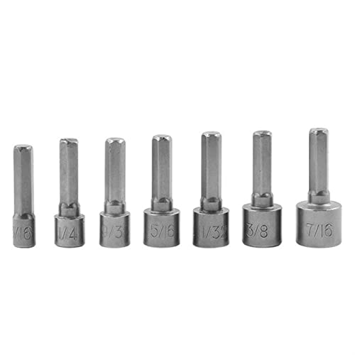 VBPCEFZTLK 14-3 stücke 5-12mm Sechskantmutter Treiber Bohrer Sockel Schraubendreher Schraubenschlüssel Set Bohrer Adapter for elektrische Schraubendreher Griff Werkzeug bisschen von VBPCEFZTLK