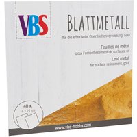 VBS Blattmetall, 40 Blatt - Goldfarben von Gold