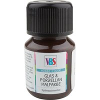 VBS Glas- & Porzellanmalfarbe, 30 ml - Braun von Braun