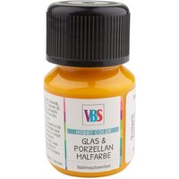 VBS Glas- & Porzellanmalfarbe, 30 ml - Goldgelb von VBS