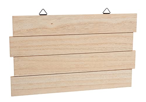 VBS Holzplatte/Dekoschild, MDF-Holz, H 27cm, B 45,5 cm, Stärke 0,8 cm von VBS