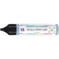 VBS Metallic Effekt Liner, 28 ml - Hellblau von Blau