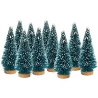 VBS Miniatur-Tannenbaum - 6 cm, 10 Stück von Grün