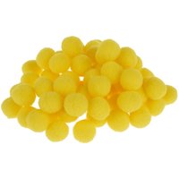 VBS Pompons, 15 mm, 60 Stück - Gelb von Gelb