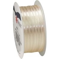 Satinband, 3 mm - Creme von PRÄSENT