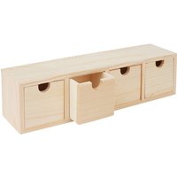 VBS Schubladenbox mit 4 Schüben von Beige