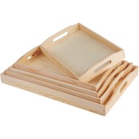 VBS Tablett, 5er-Set von Beige