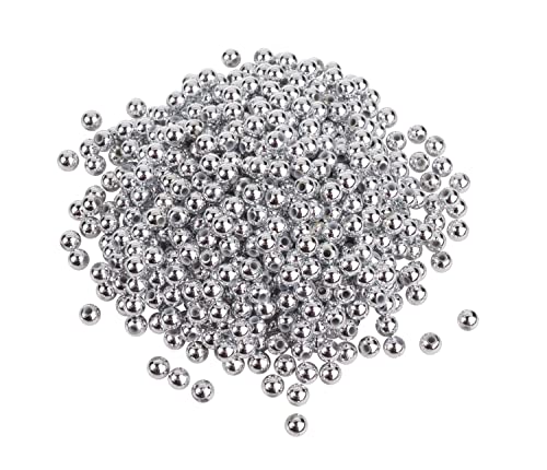 VBS XXL Wachsperlen 600 Stück ø 6mm Perlensterne Basteln Perlen Silber von VBS