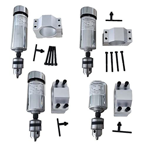 CNC-Spindelmotor-Kit, Luftgekühlt 20. 0w / 300 Watt / 400w / 500W Spindelmotor 12-4. 8V DC. Sammeln / 52mm Klemmhalterungshalterung for PCB CNC. Maschine für DIY-Gravur, CNC-Gravur, CNC-Bohren(300W Sp von VCHICS