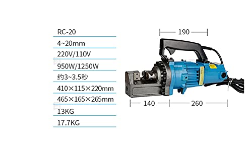 Elektrischer Bewehrungsstahlschneider, Elektrischer Rebarschneider 4-16 20 22 25mm Hydraulische Rebar Schneidezange Elektrische Stahlschneider Tragbare Rebar Cutter verwendet auf Baustellen, in Werkst von VCHICS